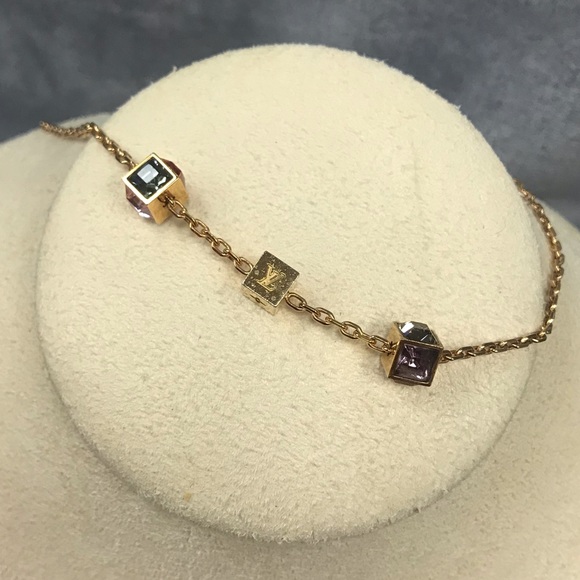 LOUIS VUITTON CUBE NECKLACE DC GL0113 - Picture 6 of 7